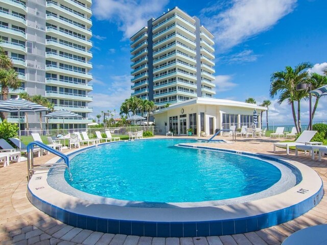 3554 Ocean Dr Unit 202S, Vero Beach, FL 32963 - community pool with a patio area