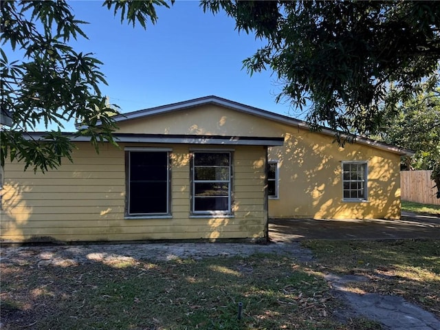 view of rear view of house