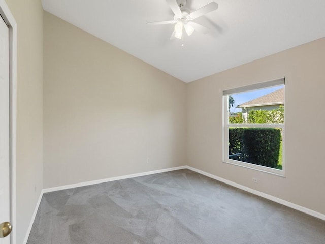 8340 Paladin Sq, Vero Beach, FL 32967 - spare room featuring carpet flooring and a ceiling fan