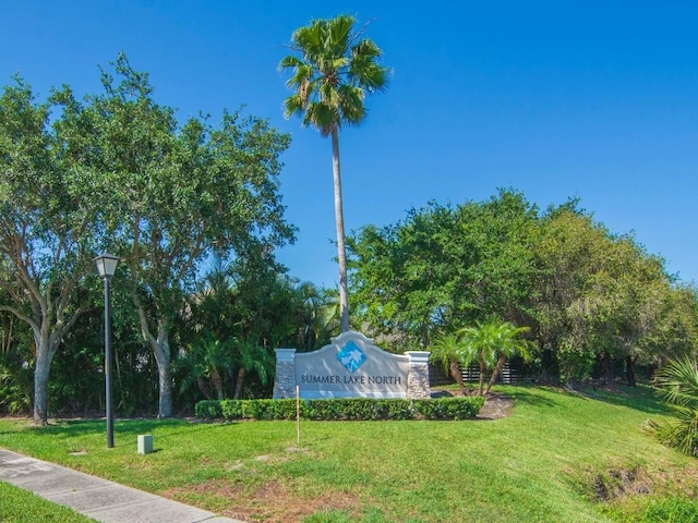 8340 Paladin Sq, Vero Beach, FL 32967 - community sign with a yard