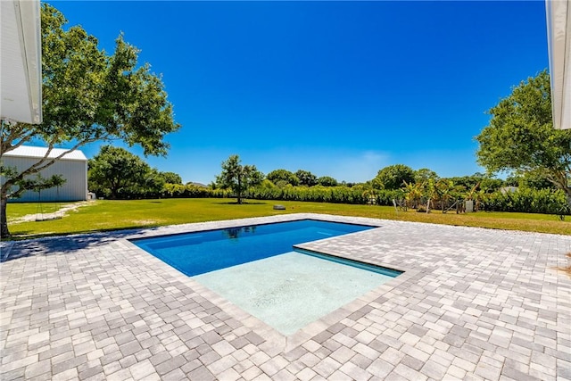 7205 Kamelya St SW, Vero Beach, FL 32968 - pool with a yard and a patio