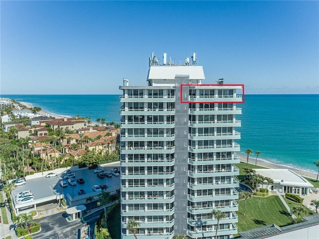 3554 Ocean Dr Ph 4S, Vero Beach, FL 32963 - view of property with a water view
