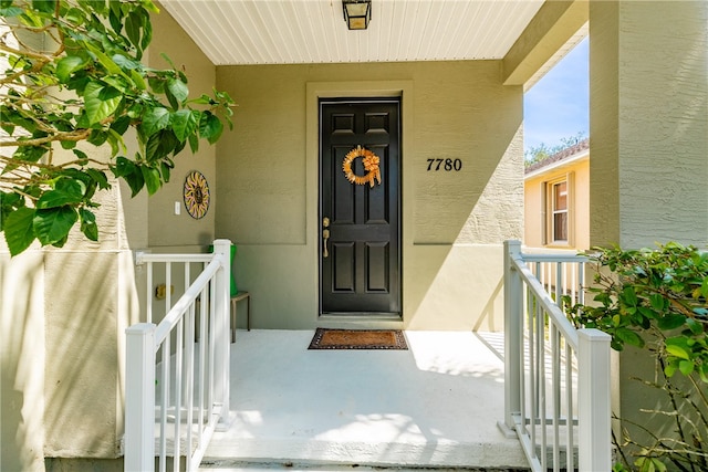 view of property entrance