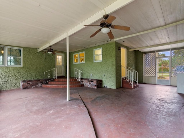 2237 10th Ave, Vero Beach, FL 32960 - view of patio with ceiling fan