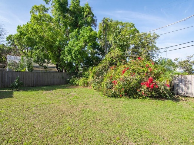 2237 10th Ave, Vero Beach, FL 32960 - view of yard featuring a fenced backyard
