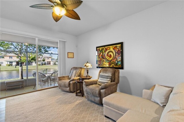 2508 Stockbridge Sq SW, Vero Beach, FL 32962 - sunroom / solarium featuring a water view, a wealth of natural light, and outdoor dining space