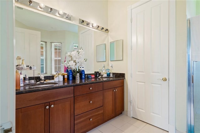 6139 57th Ct, Vero Beach, FL 32967 - full bath with double vanity and tile patterned floors