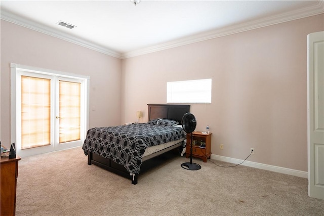 6139 57th Ct, Vero Beach, FL 32967 - carpeted bedroom featuring crown molding and baseboards
