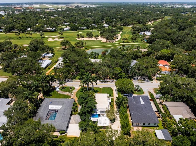 811 Royal Palm Pl, Vero Beach, FL 32960 - aerial perspective of suburban area with a golf course