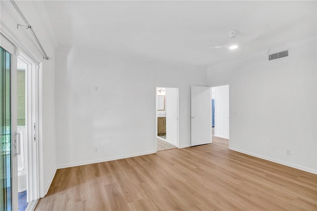 811 Royal Palm Pl, Vero Beach, FL 32960 - empty room featuring light wood-style flooring and baseboards
