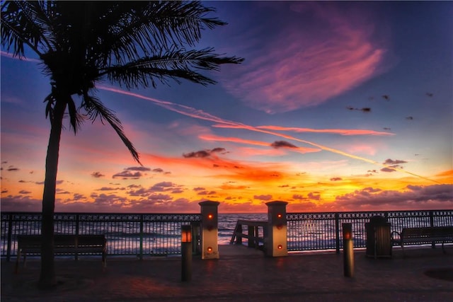 805 46th Pl Unit 11, Vero Beach, FL 32963 - dock area with a water view