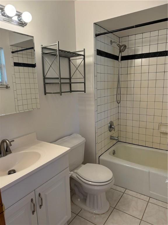 2380 89th Ave, Vero Beach, FL 32966 - bathroom with tile patterned flooring, vanity, and washtub / shower combination