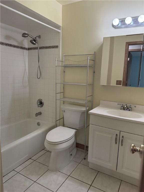 2380 89th Ave, Vero Beach, FL 32966 - full bathroom with vanity, bathtub / shower combination, and tile patterned floors