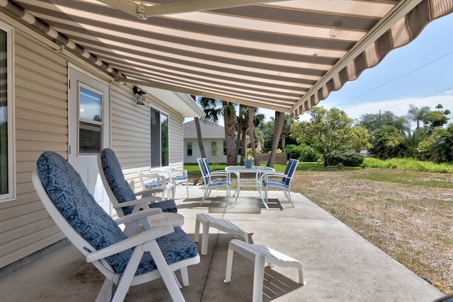 view of patio