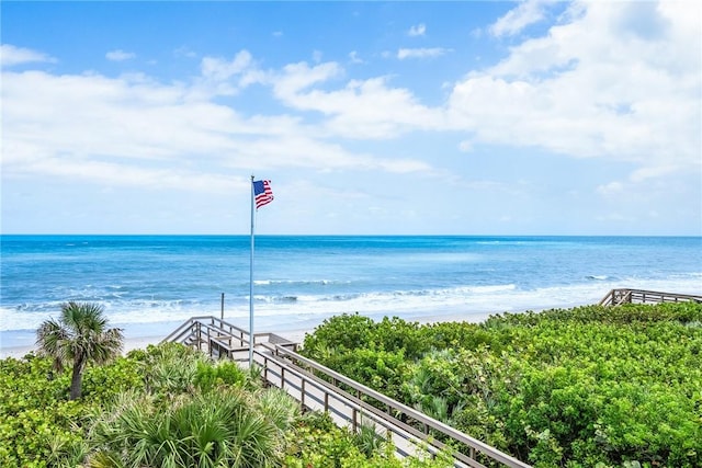 596 Ocean Rd, Vero Beach, FL 32963 - water view with local beach