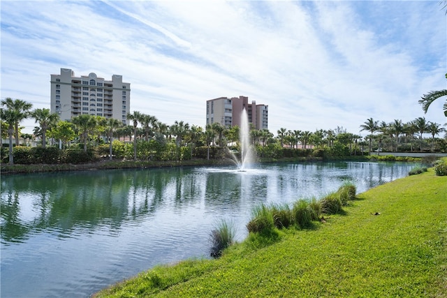 property view of water