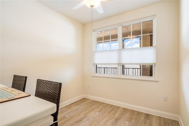 1510 Oak Harbor Blvd Unit 202, Vero Beach, FL 32967 - unfurnished office featuring light wood-style floors and a ceiling fan