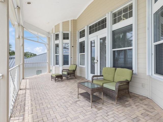 view of patio / terrace with a porch