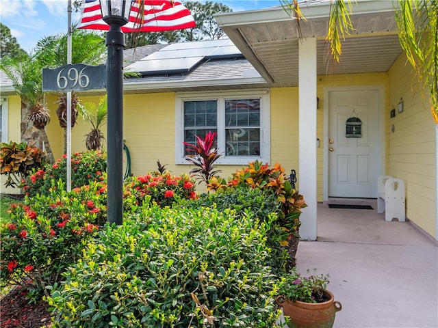 view of entrance to property