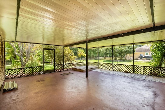 1030 47th Ave SW, Vero Beach, FL 32968 - view of unfurnished sunroom
