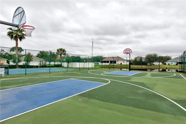 view of sport court