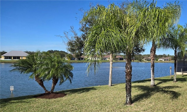 view of water feature