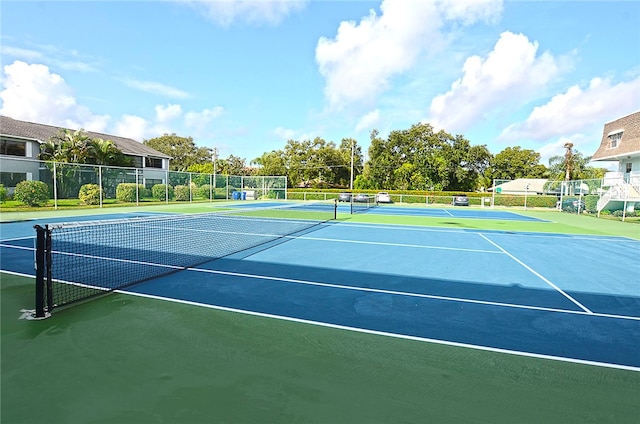 view of sport court