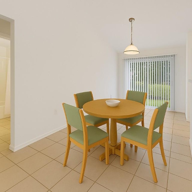 2500 89th Ave, Vero Beach, FL 32966 - dining space featuring light tile patterned floors and baseboards