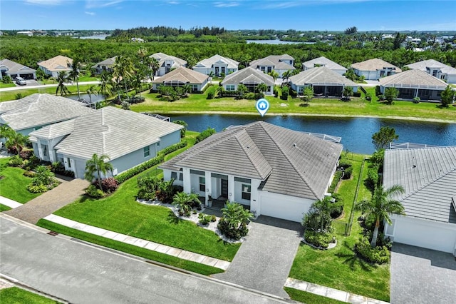 9378 Orchid Cove Cir, Vero Beach, FL 32963 - aerial view with a residential view and a water view