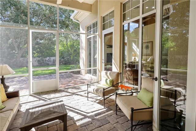 1632 Weybridge Cir, Vero Beach, FL 32963 - sunroom featuring healthy amount of natural light