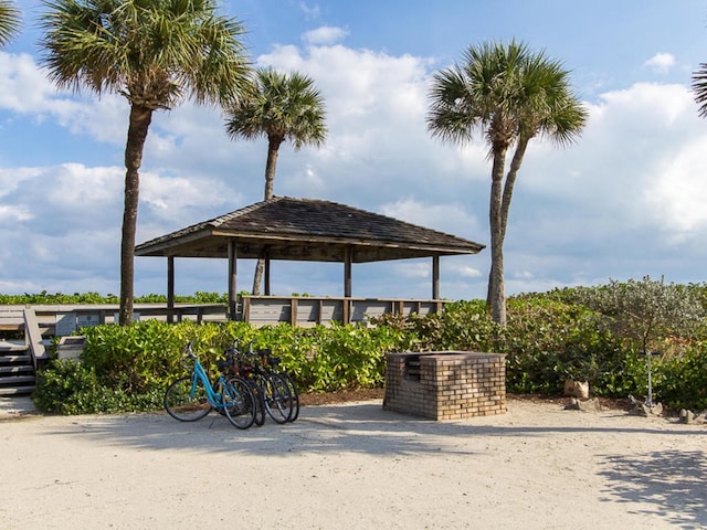 view of home's community featuring a gazebo