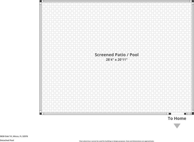 9830 Oak Trl, Sebastian, FL 32976 - view of home floor plan