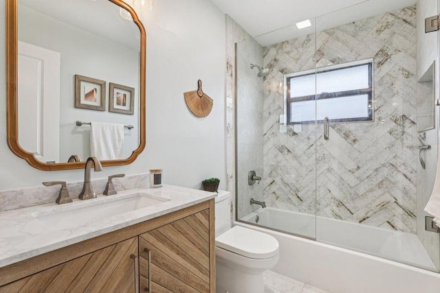 9830 Oak Trl, Sebastian, FL 32976 - bathroom with vanity and enclosed tub / shower combo
