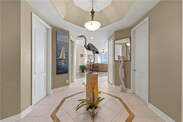 3000 N Aia Hwy N Phgc, Phgc, Hutchinson Island, FL 34949 - corridor with a raised ceiling and baseboards