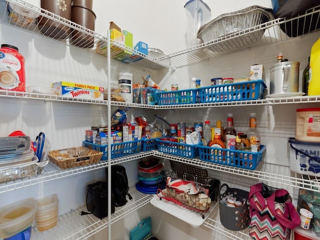 view of pantry