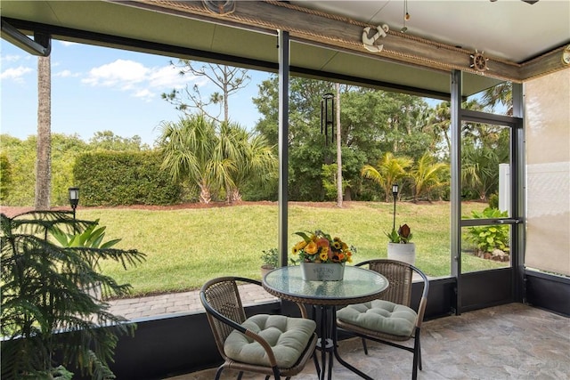 10095 W Villa Cir, Vero Beach, FL 32966 - view of sunroom