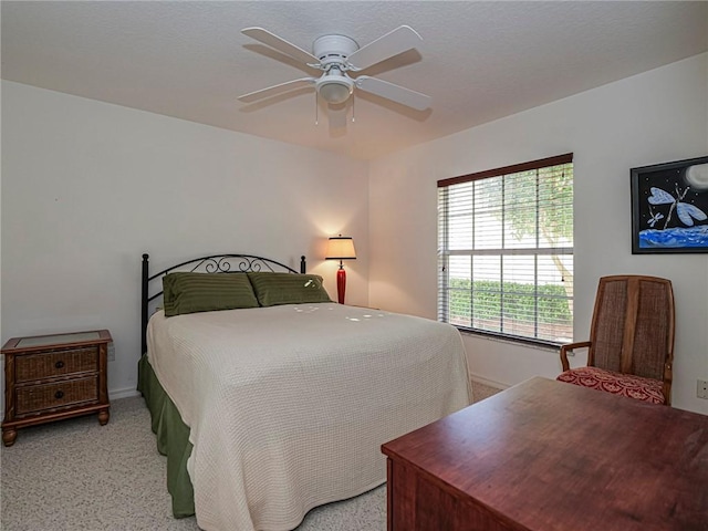 946 S Easy St, Sebastian, FL 32958 - bedroom with a ceiling fan and light carpet
