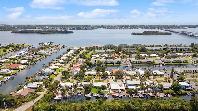 1933 Robalo Dr, Vero Beach, FL 32960 - aerial view of residential area featuring a large body of water