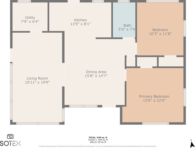 2106 36th Ave, Vero Beach, FL 32960 - view of home floor plan