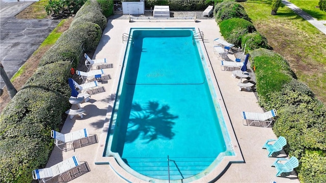 view of pool