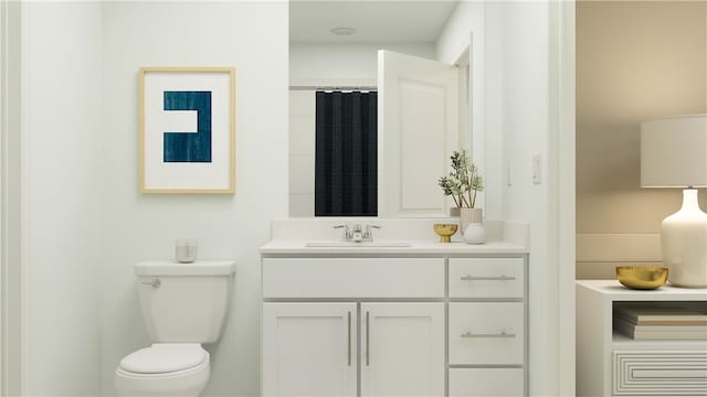 8706 22nd St, Vero Beach, FL 32966 - full bathroom with vanity and a shower with curtain