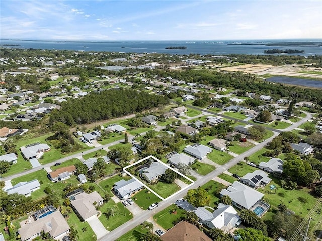 birds eye view of property featuring a residential view