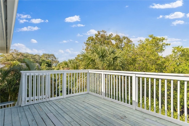 5440 95th St, Sebastian, FL 32958 - view of wooden terrace