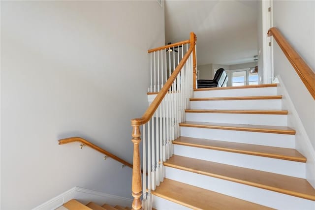 5440 95th St, Sebastian, FL 32958 - stairs with baseboards
