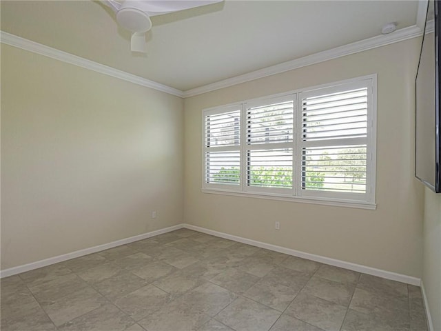 5190 Unity Sq, Vero Beach, FL 32967 - spare room with ornamental molding and a smoke detector