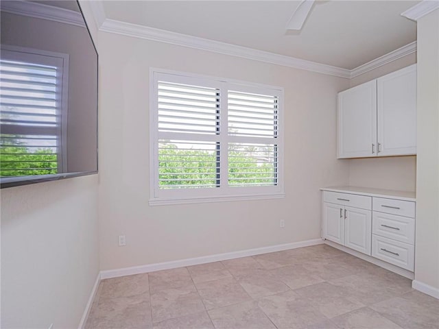 5190 Unity Sq, Vero Beach, FL 32967 - spare room featuring crown molding and baseboards