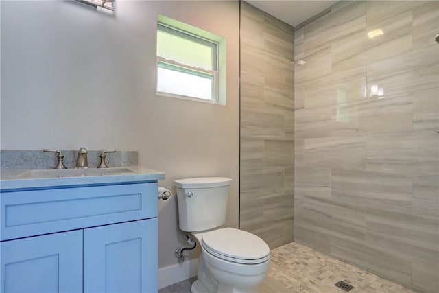 7985 99th Ave, Vero Beach, FL 32967 - bathroom featuring vanity and tiled shower
