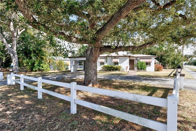 view of ranch-style house