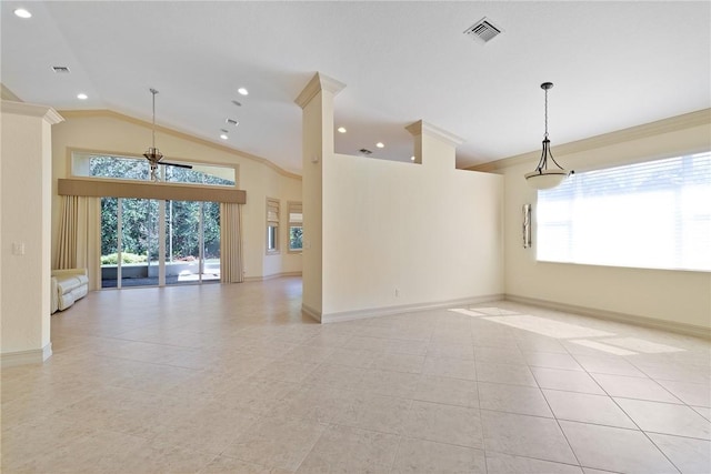 3170 Sussex Way, Vero Beach, FL 32966 - unfurnished room featuring light tile patterned floors, visible vents, and baseboards