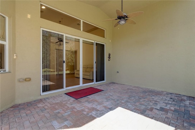 3170 Sussex Way, Vero Beach, FL 32966 - view of patio / terrace featuring a ceiling fan